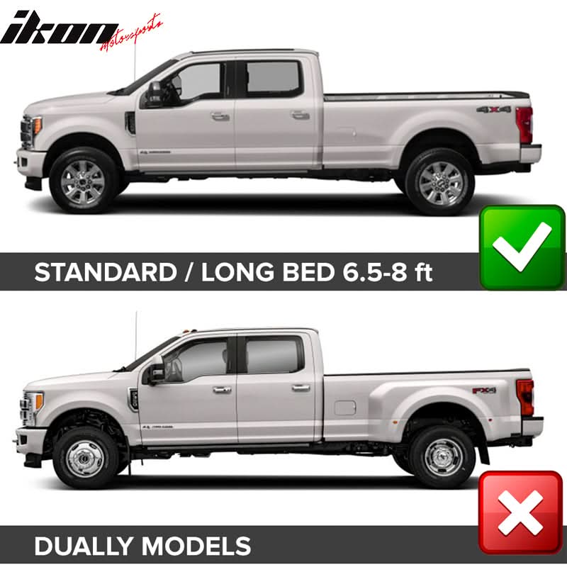 2017-2022 Ford F250 F350 SuperDuty 6.5Ft 8Ft Pocket Rivet Fender Flare