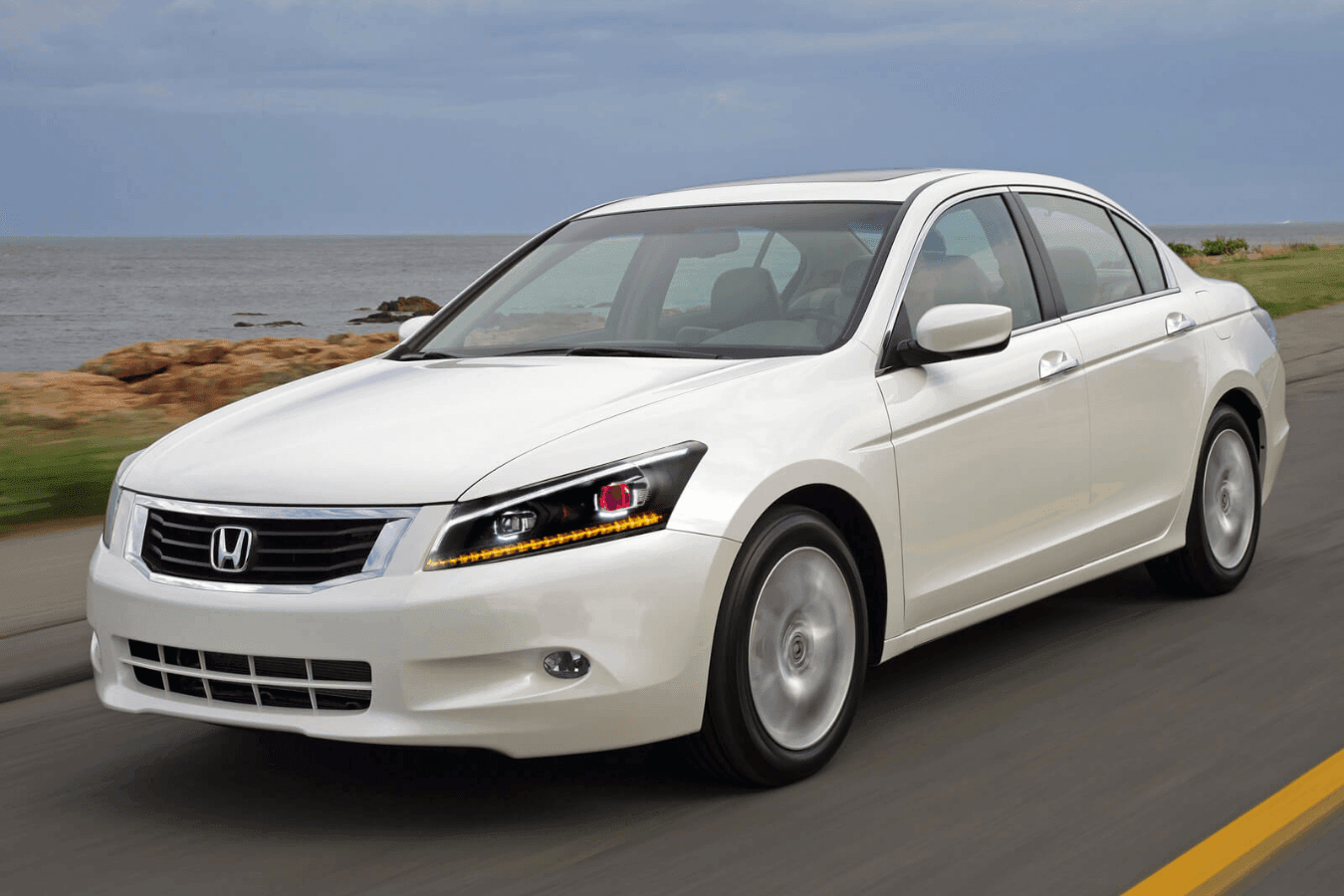 Honda Accord 8th Gen Inspired Black Demon Eyes and Ordinary Projector Headlights (2008-2012)