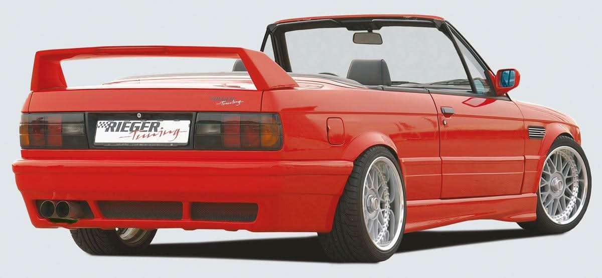 Rieger BMW E30 Pre-Facelift Vented Rear Skirt Extension