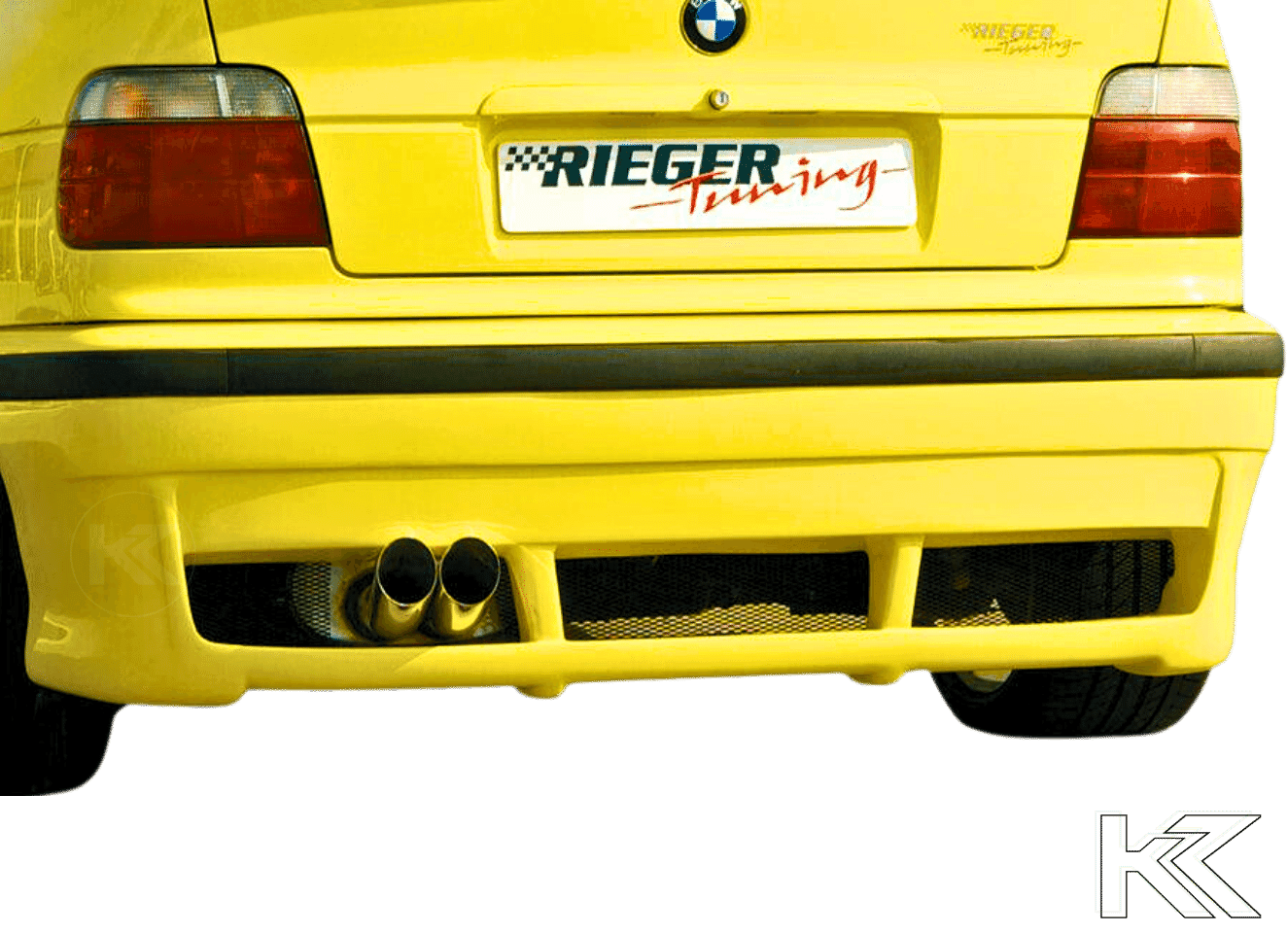 Rieger BMW E36 Compact Vented Rear Skirt Extension