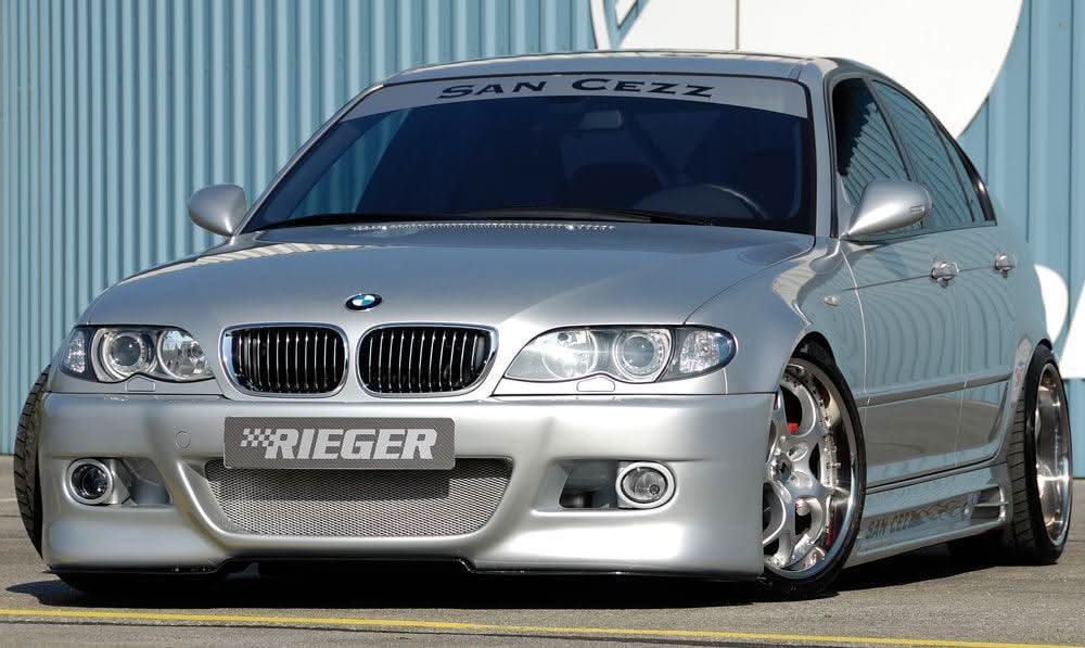 Rieger E46 Facelift Sedan/Touring Front Bumper w/Fog Holders