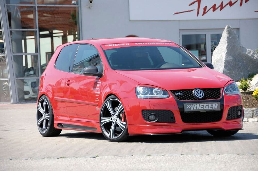 Rieger front spoiler lip Golf 5 only GT/GTI