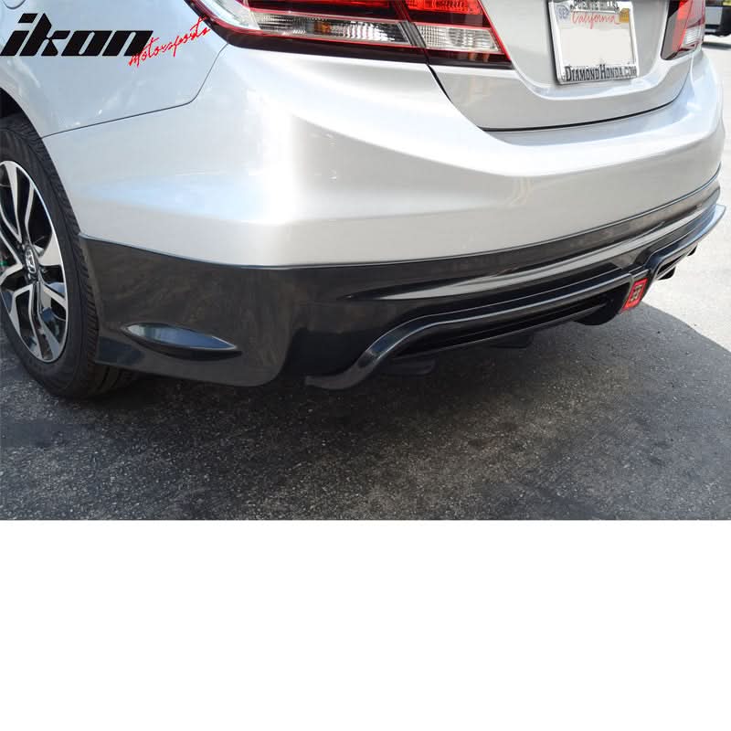 2013-2015 Honda Civic RR Rear Bumper Lip ABS LED 3rd Brake Lamp Light
