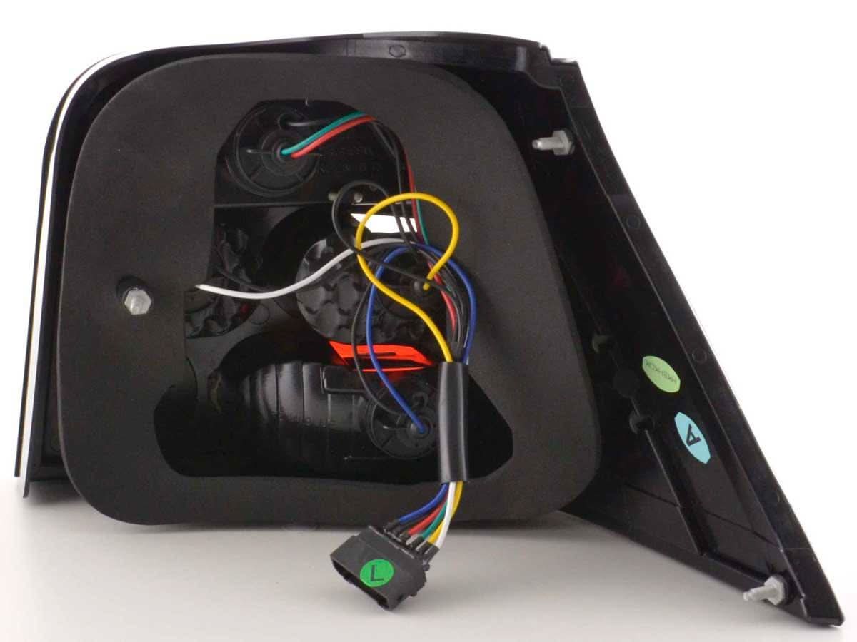 Volkswagen Golf 4 Type 1J Chrome Clear LED Taillights Set (1998 - 2002)