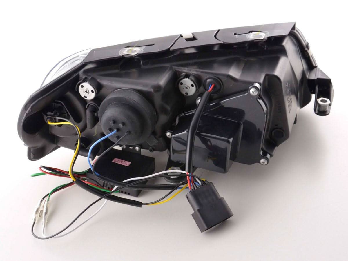Volkswagen Passat (B5 / 3BG) Black LED Headlights with Daytime Running Lights (2000 - 2005)