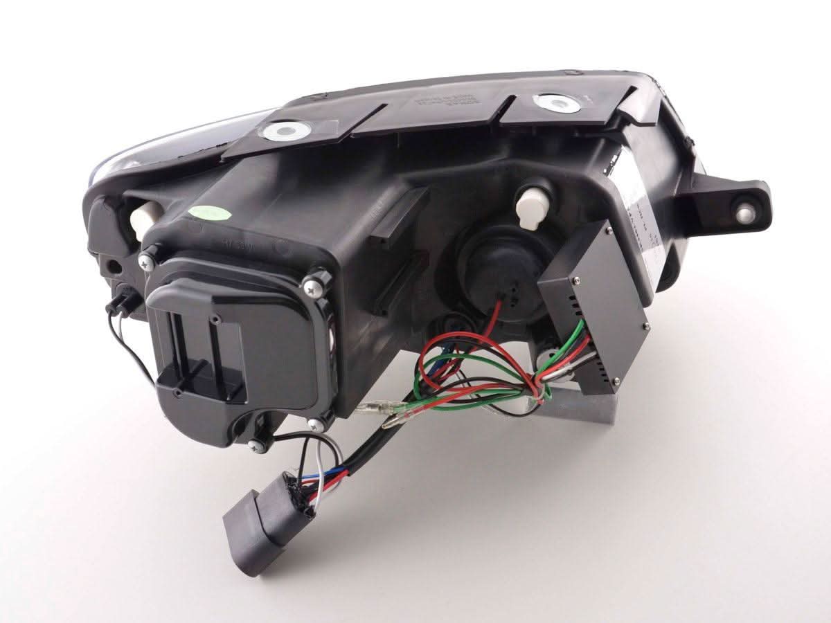 Volkswagen Passat (B6 / 3C) Black LED Headlights with Daytime Running Lights (2005 - 2010)