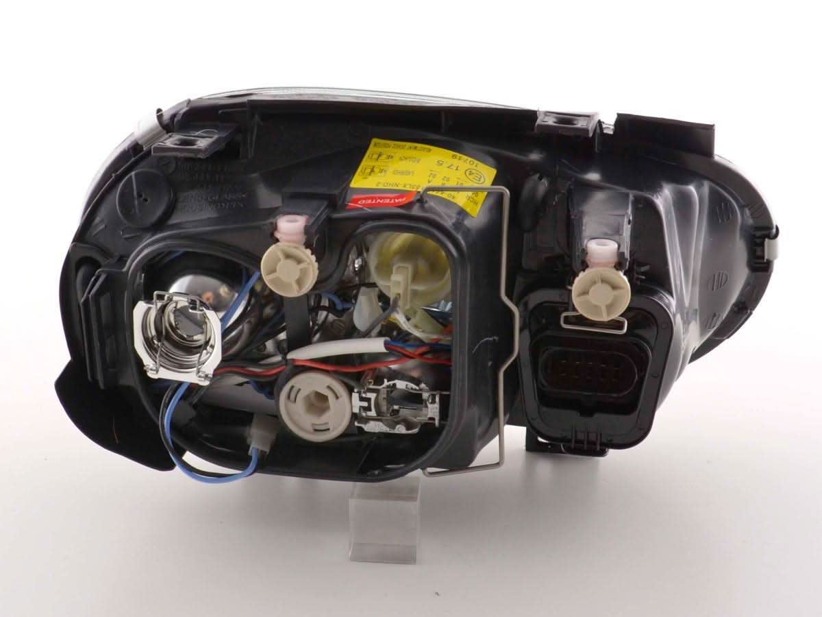 VW Golf 4 (1J) OE+ Black Angel Eyes Headlights- (1998-2003)