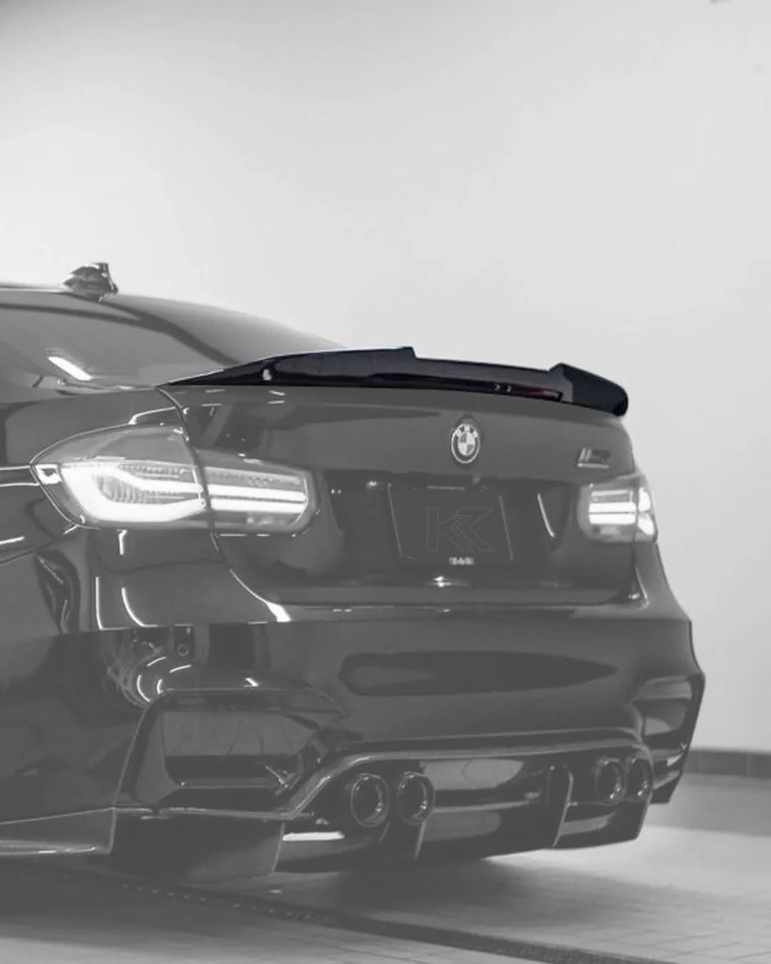 BMW 3 Series F30 F35/M3 F80 Sedan PSM Style Carbon Fiber Trunk Spoiler (2011 - 2019)