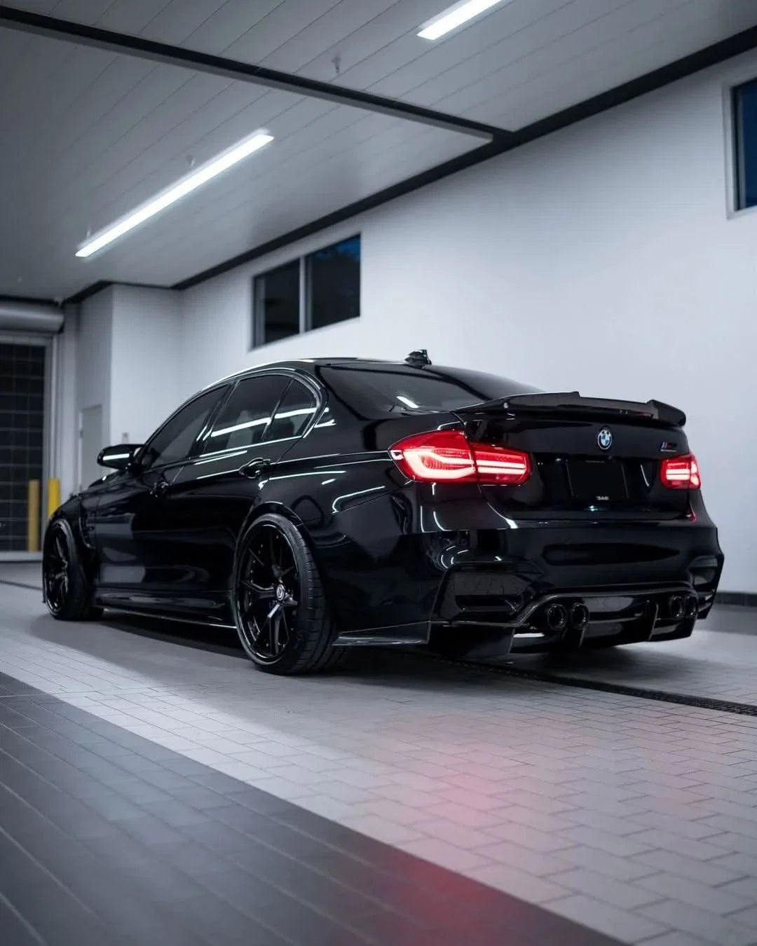 BMW 3 Series F30 F35/M3 F80 Sedan PSM Style Carbon Fiber Trunk Spoiler (2011 - 2019)