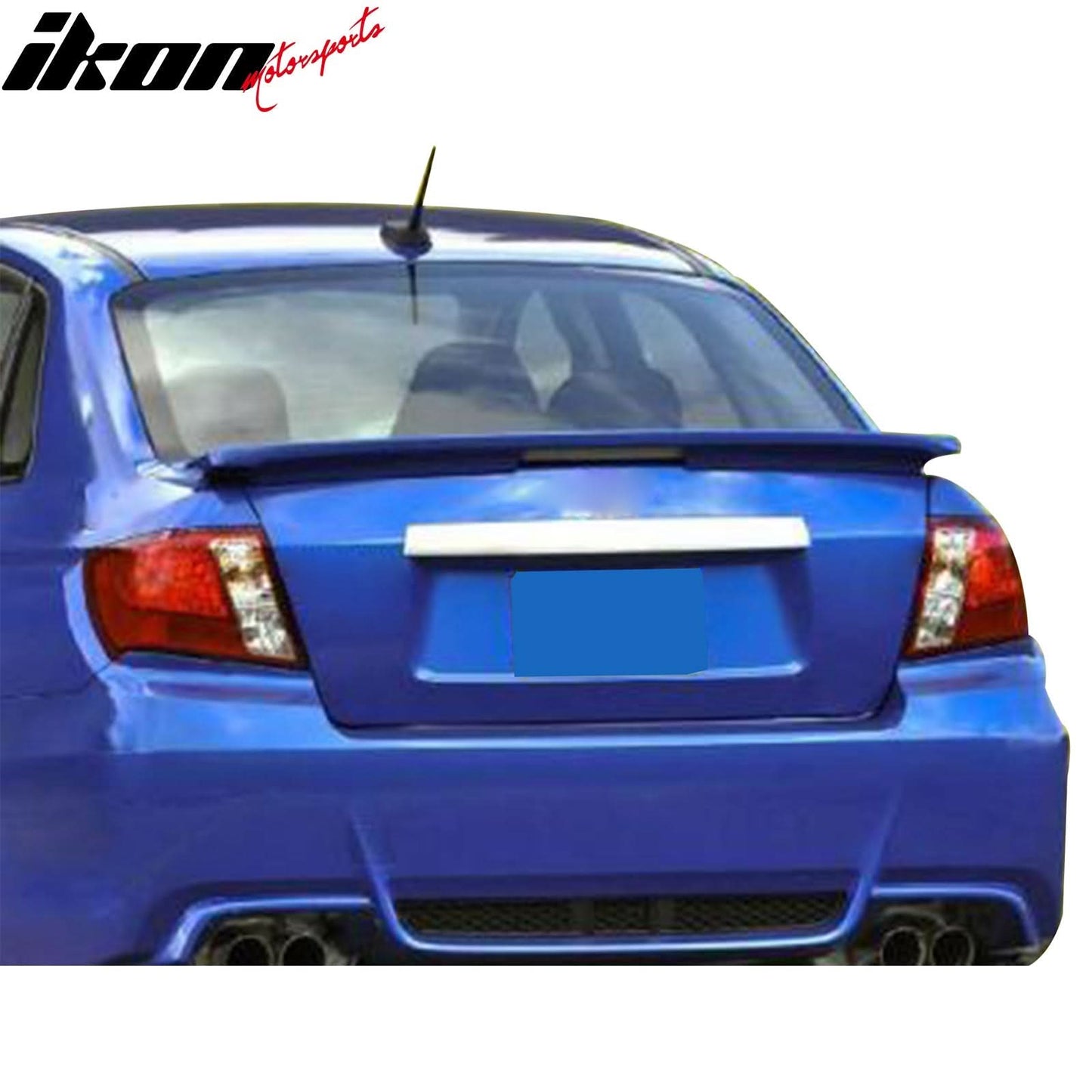 2008-2014 Subaru Impreza/WRX OE Style Gray Primer Trunk Spoiler W/LED