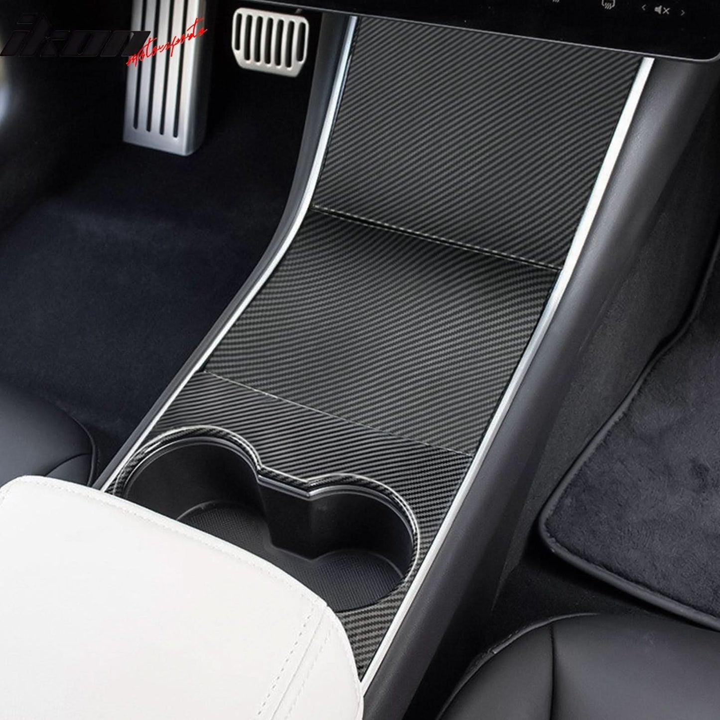 2017-2020 Tesla Model 3 Gloss Console Box Cover ABS