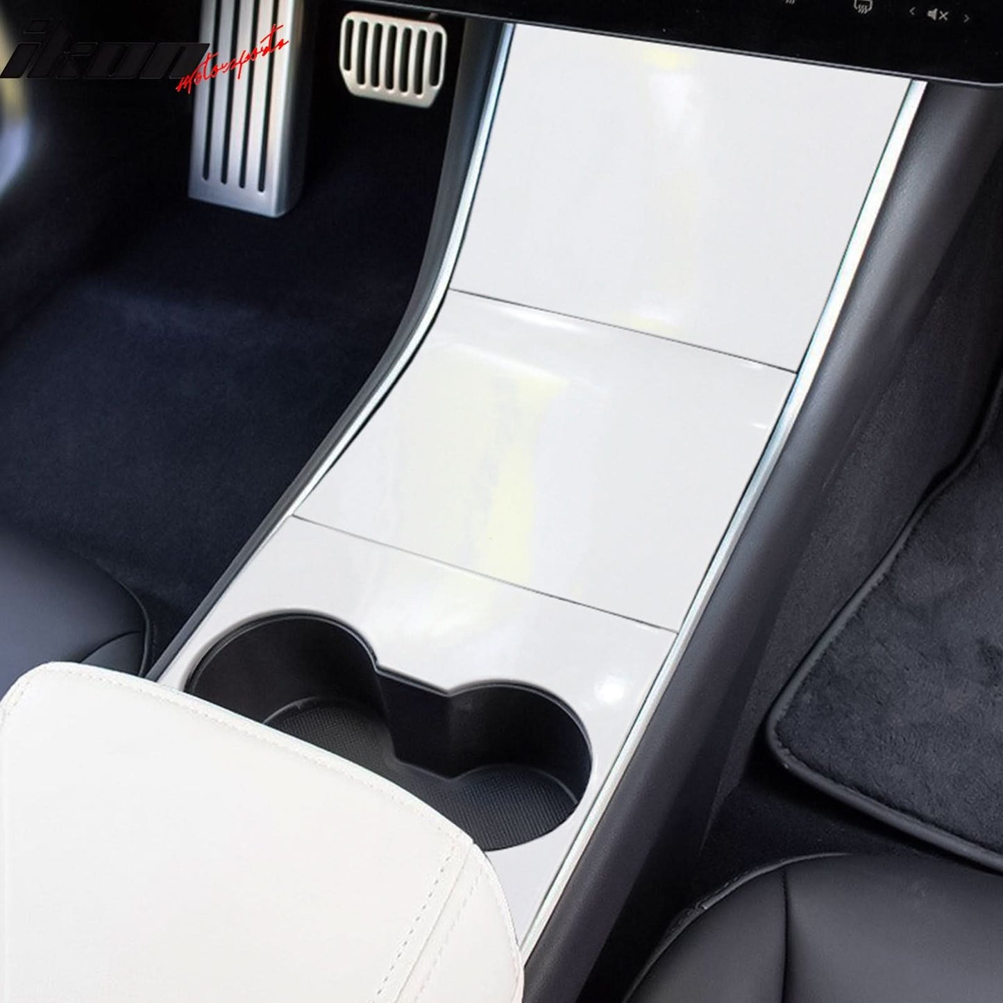 2017-2020 Tesla Model 3 Gloss Console Box Cover ABS