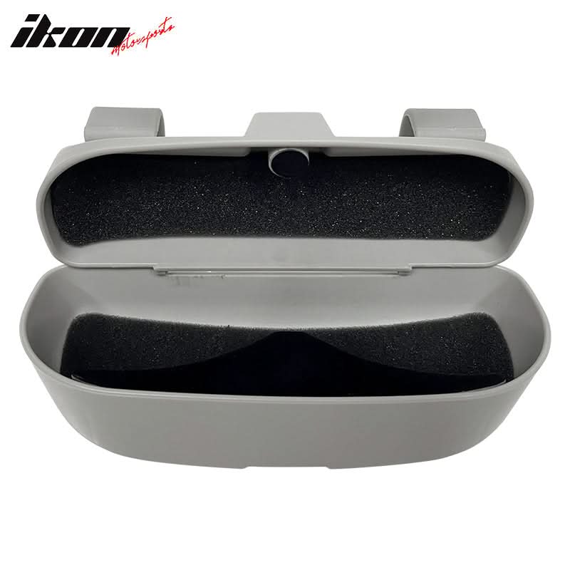 Universal Black Auto Car Sunglasses Holder Organizer Sun Visor Box ABS