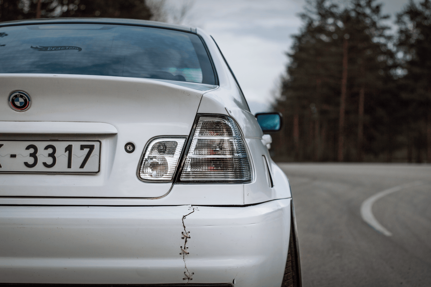 BMW 3-Series E46 Sedan Clear Tail Lights (1998-2006)