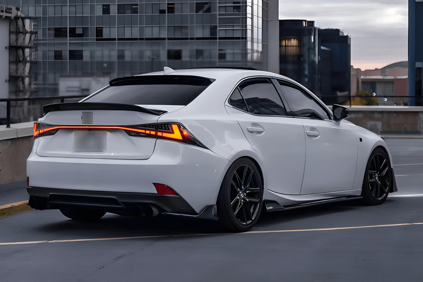Lexus IS 300h Modern Tail Light Upgrade (RGB Color Changing) LED Tail Lights (2014-2020)