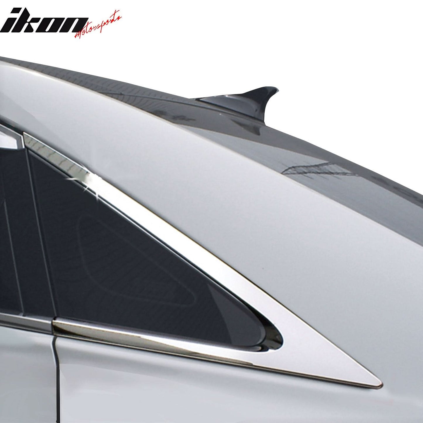 2011-2013 Hyundai Sonata Chrome 2PCS Window C-Pillar Molding Trim ABS