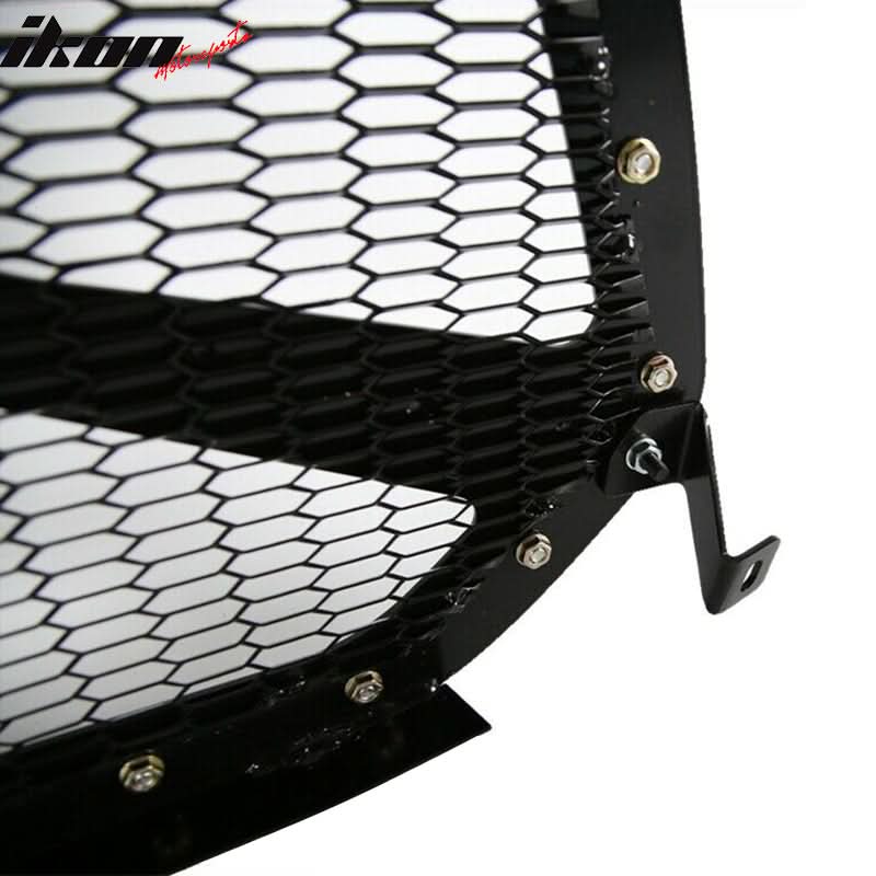 Fits 15-22 Ford F-150 Black Front Bumper Mesh Grille Guards