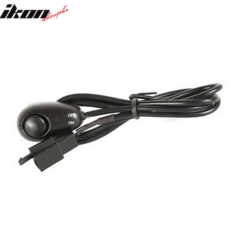 2014-2016 Chevrolet Camaro Black Fog Lights Lamps Assembly ABS Pair