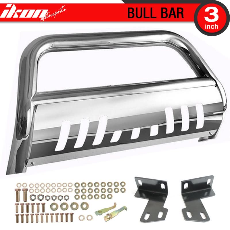 2015-2017 Chevy Colorado Stainless Steel Chrome Bull Bar Grille Guard
