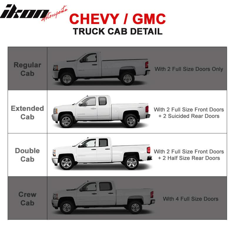 2007-2018 Chevy Silverado Gmc Sierra Ext Cab 3" S.S Running Board