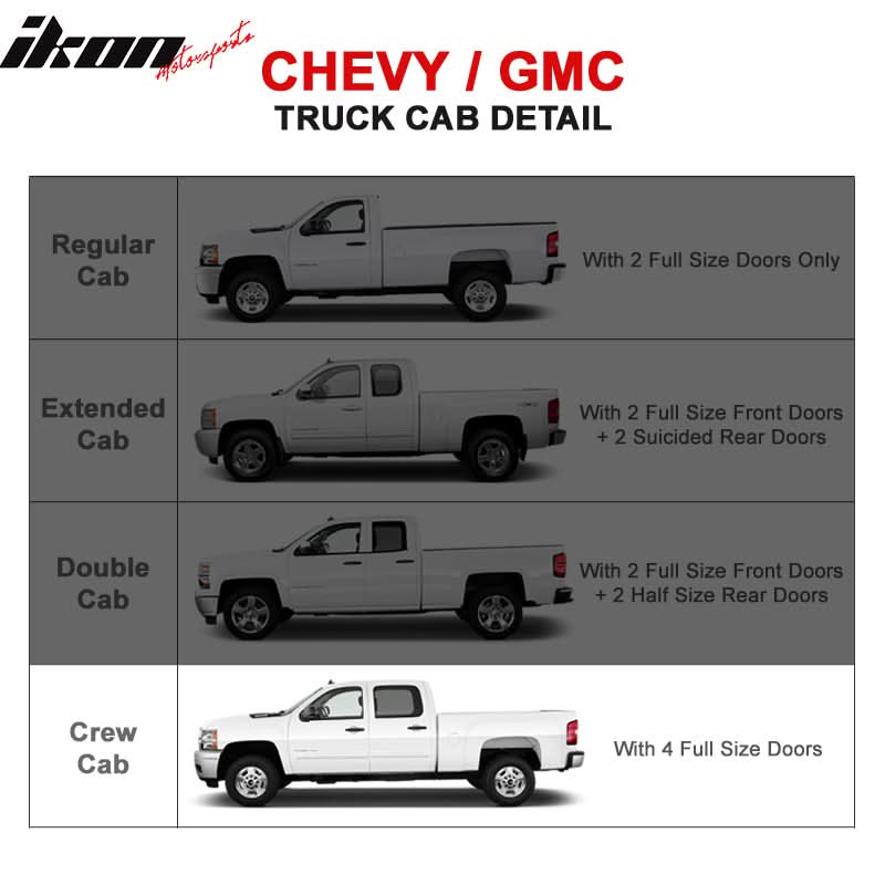2007-2018Â Chevrolet Silverado & GMC Sierra Crew Cab 5" Running Boards