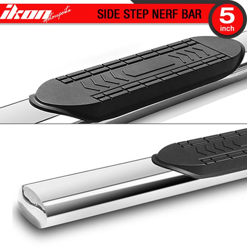 2009-2014 Ford F150 Extended Cab 5'' Running Boards Stainless Steel