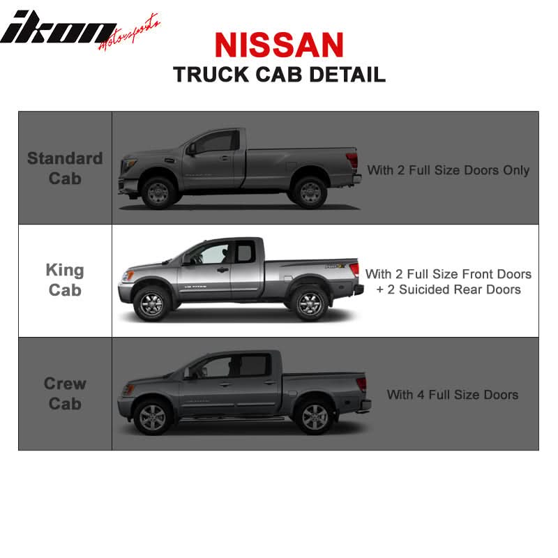 2004-2017 Nissan Titan Ext Cab Chrome Running Boards Stainless Steel