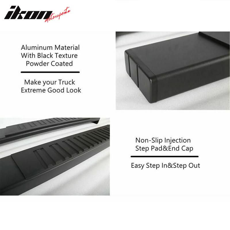 Fits 09-14 Ford F150 Super Crew Cab 5" Side Step Running Boards
