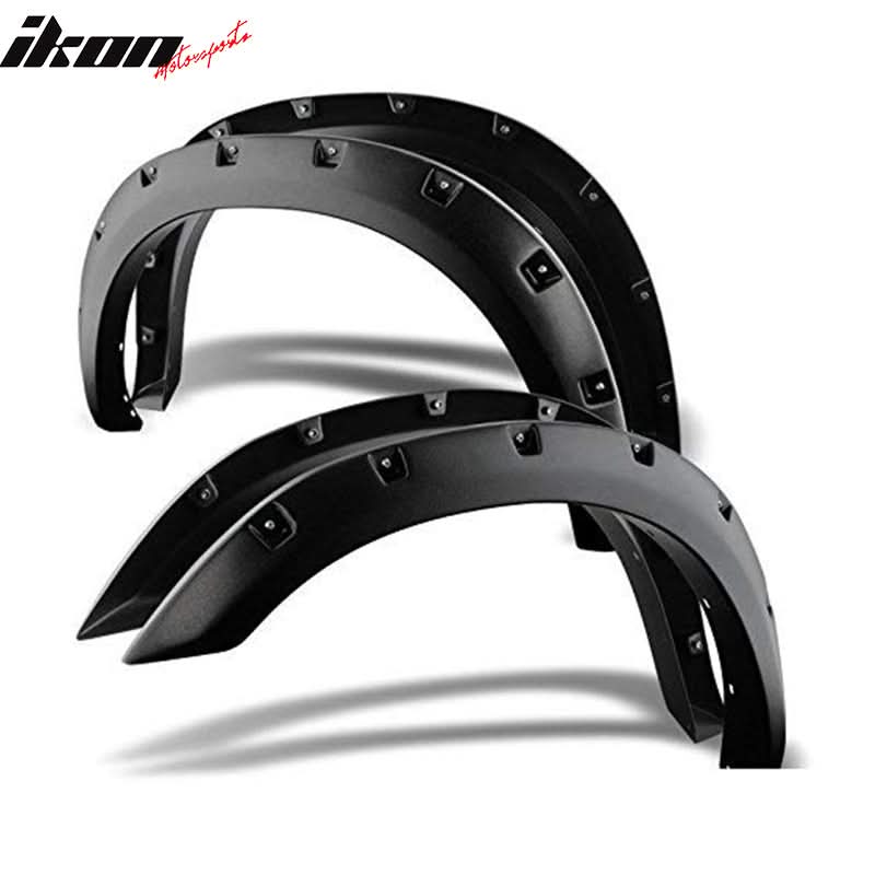 2010-2018 DODGE RAM 2500 3500 Textured Pocket Style Fender Flares ABS