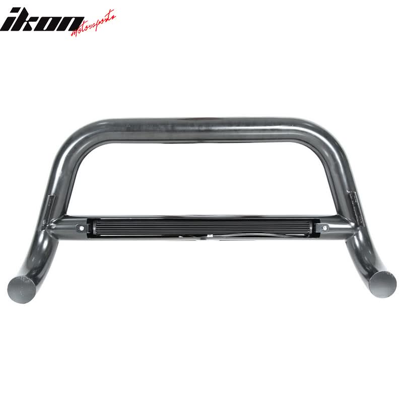 2005-2015 Toyota Tacoma 3'' Black Bull Bar With LED Lights Iron Steel