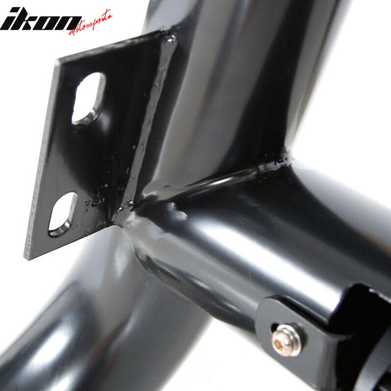 2005-2015 Toyota Tacoma 3'' Black Bull Bar With LED Lights Iron Steel