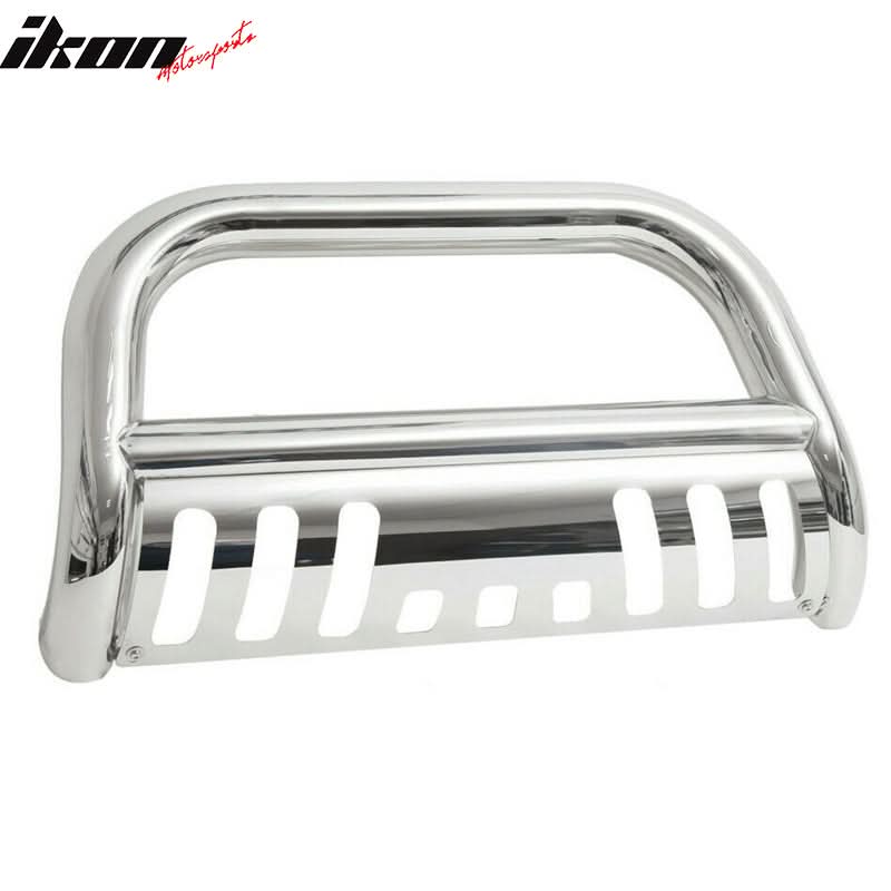 2019-2022 Chevy Silverado 1500  Front Hood Grille SS Chrome Bull Bar