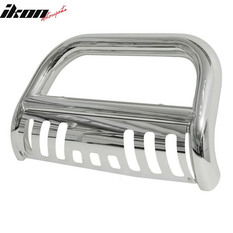 2019-2022 Chevy Silverado 1500  Front Hood Grille SS Chrome Bull Bar