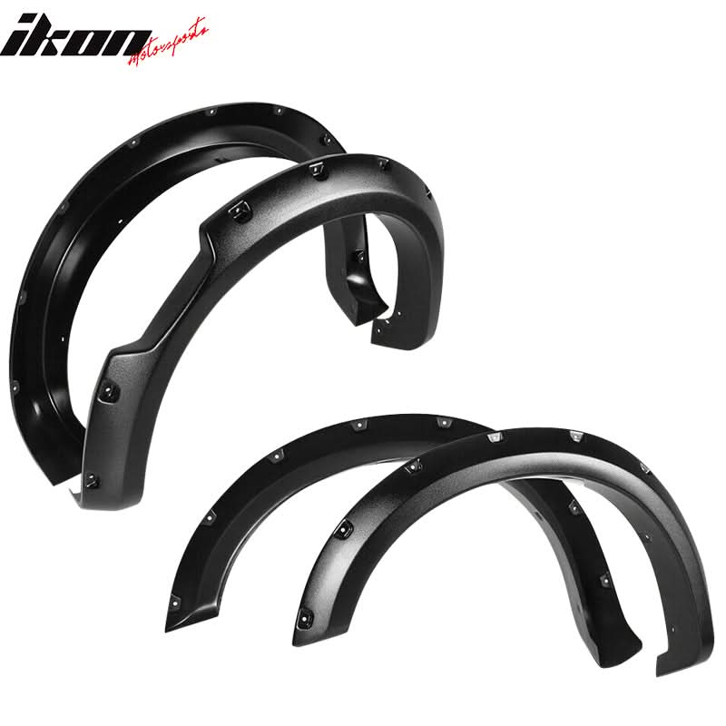 2016-2019Â Nissan Titan XD Pocket Style Textured Black Fender Flare ABS