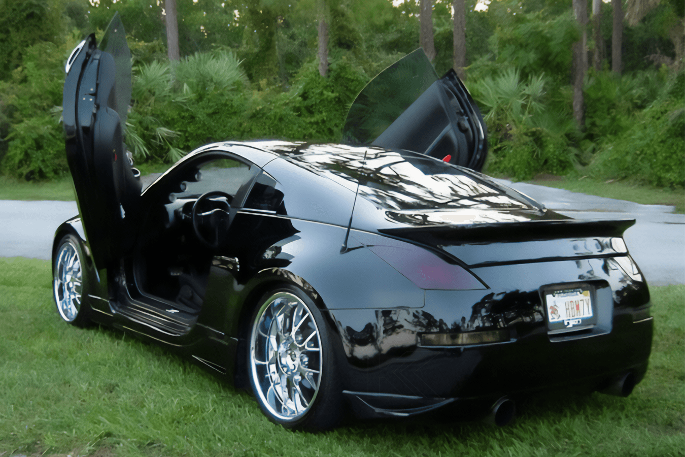 Nissan Fairlady 350z Black Stillen Look Duck Tail Trunk Spoiler (2002 - 2008)