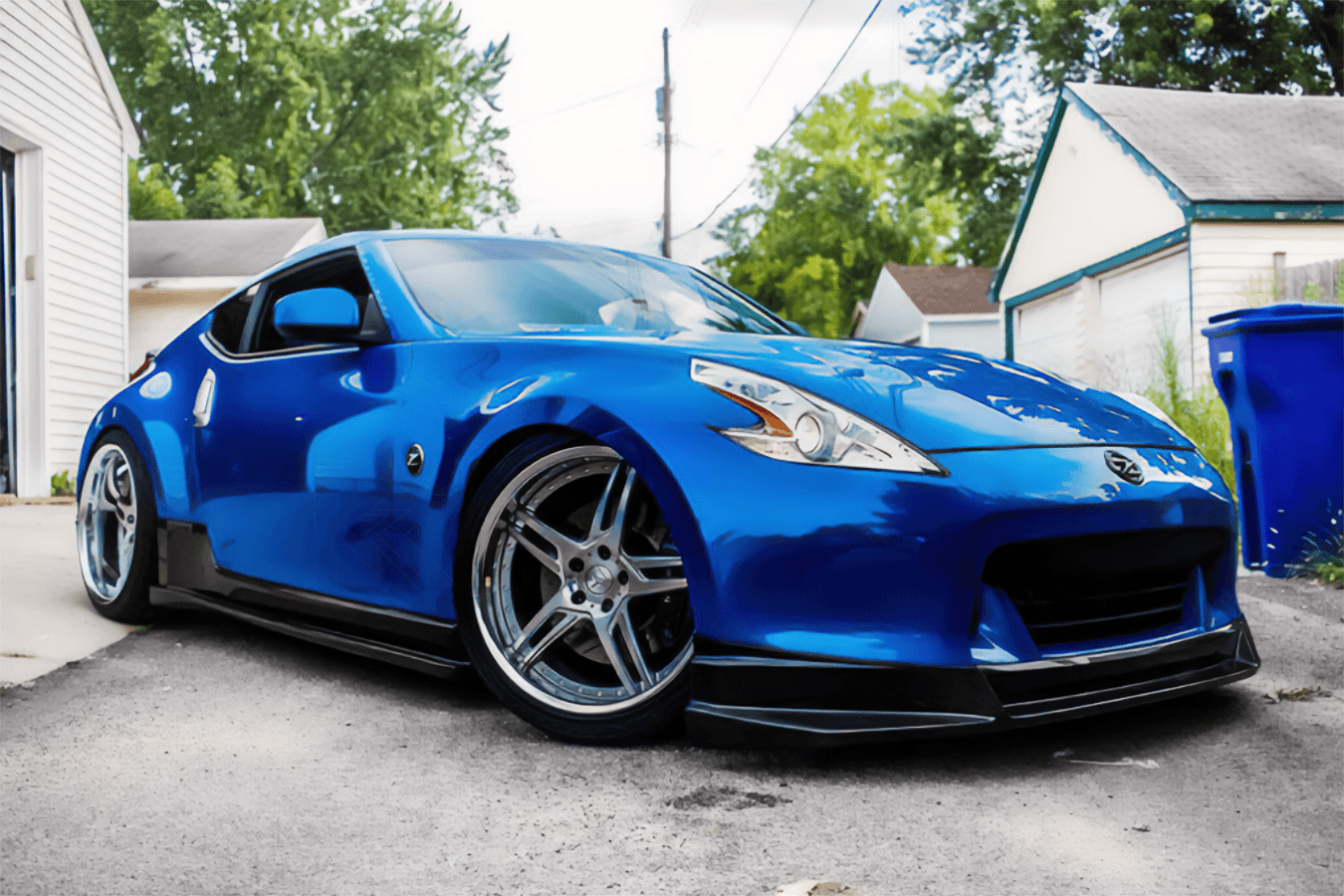 Nissan Fairlady 350z Black SL Style Front Bumper Lip (2002 - 2008)