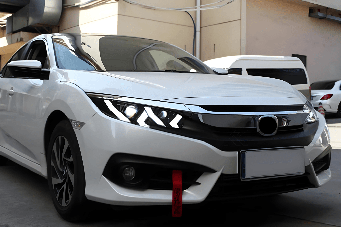 Honda Civic X Lambo Style LED Headlights (2017 - 2020)