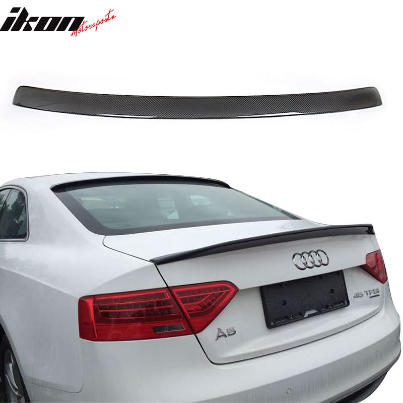 2008-2017 Audi A5 B8 CA Style Rear Roof Spoiler Wing Carbon Fiber