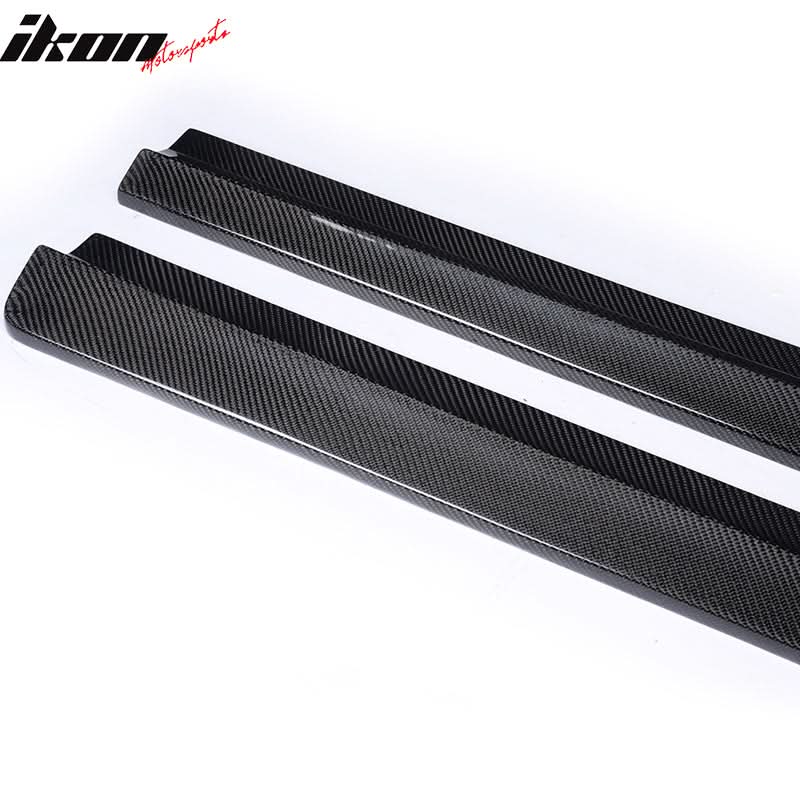 2008-2014 Benz C Class W204 C63 AMG DP Style Side Skirts Carbon Fiber