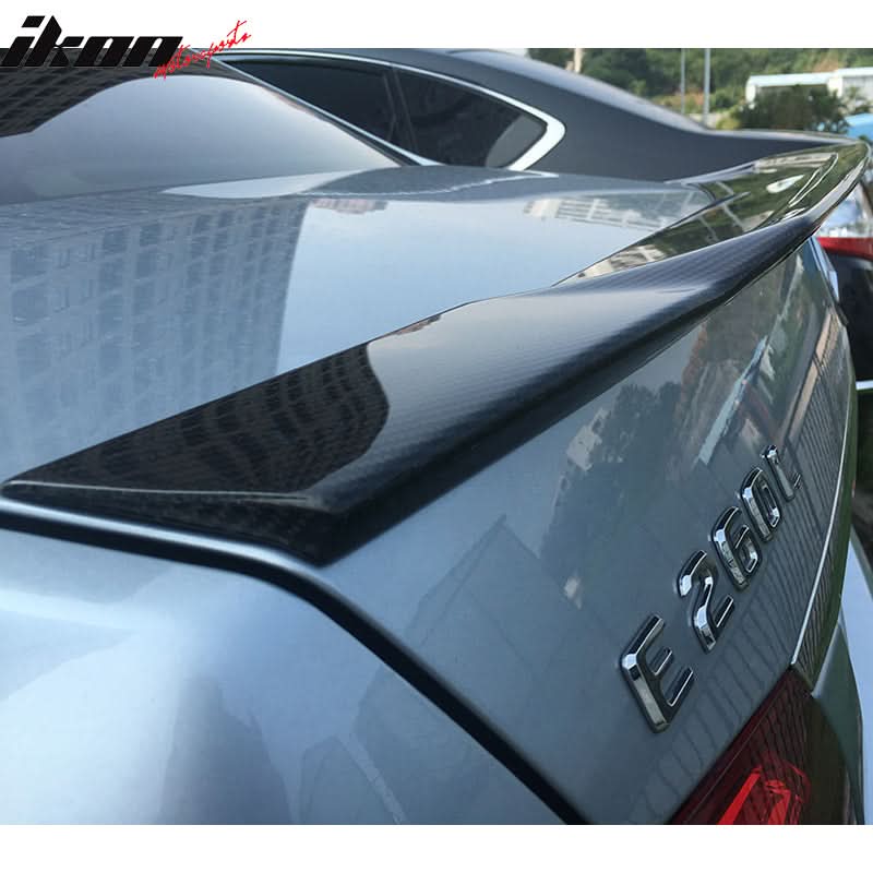 2010-2016 Benz E Class W212 Sedan RT Style Trunk Spoiler Carbon Fiber