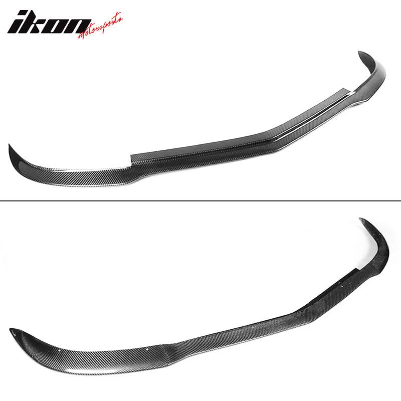 2012-2014 Benz C Class W204 MC Style Front Bumper Lip Carbon Fiber
