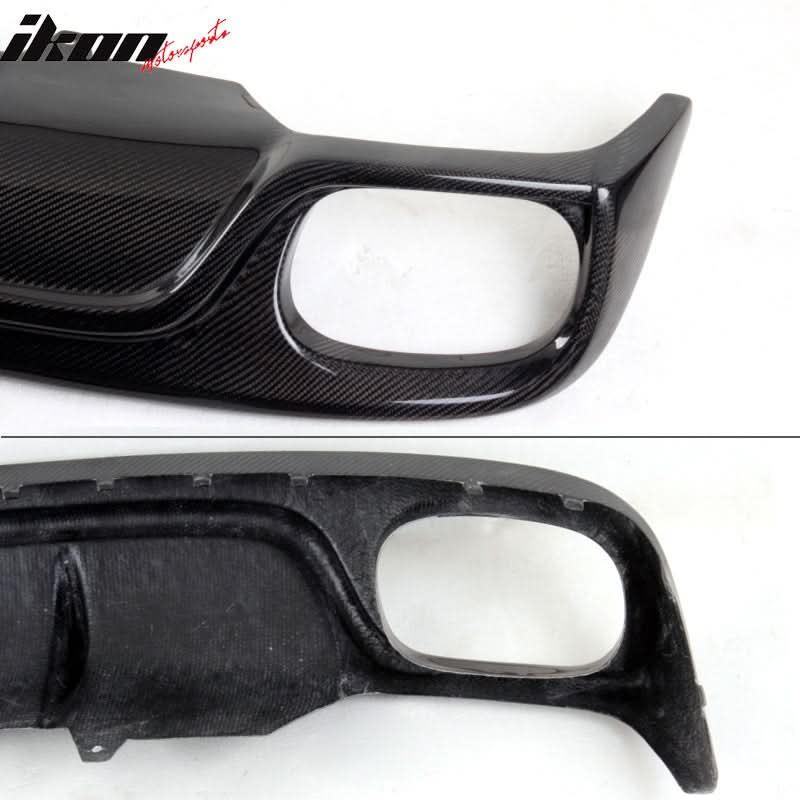 2013-2016 Audi A4 B9 Sedan R Style Rear Bumper Diffuser Carbon Fiber