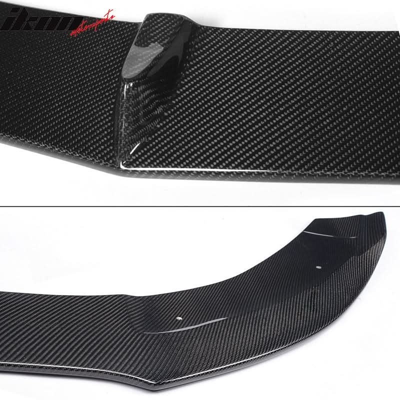 2015-2018 Benz W205 C Class PSM Style Front Bumper Lip Carbon Fiber