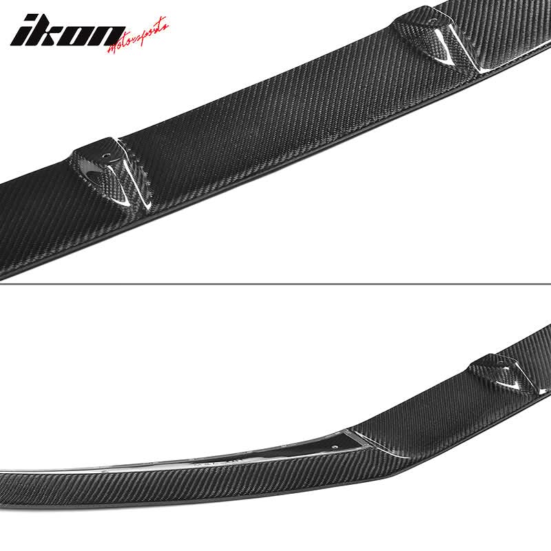 2017-2019 Audi A4 B9 JC Style Front Bumper Lip Spoiler Carbon Fiber
