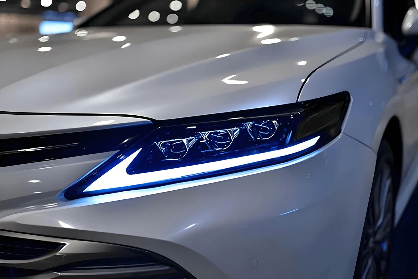 Toyota Camry XSE XLE SE LE Black LED Projector Headlights Upgrade (2018 - 2021)