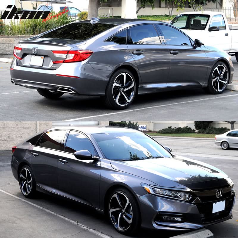 2018-2022 Honda Accord  White Window Trim Chrome Delete Vinyl Kit