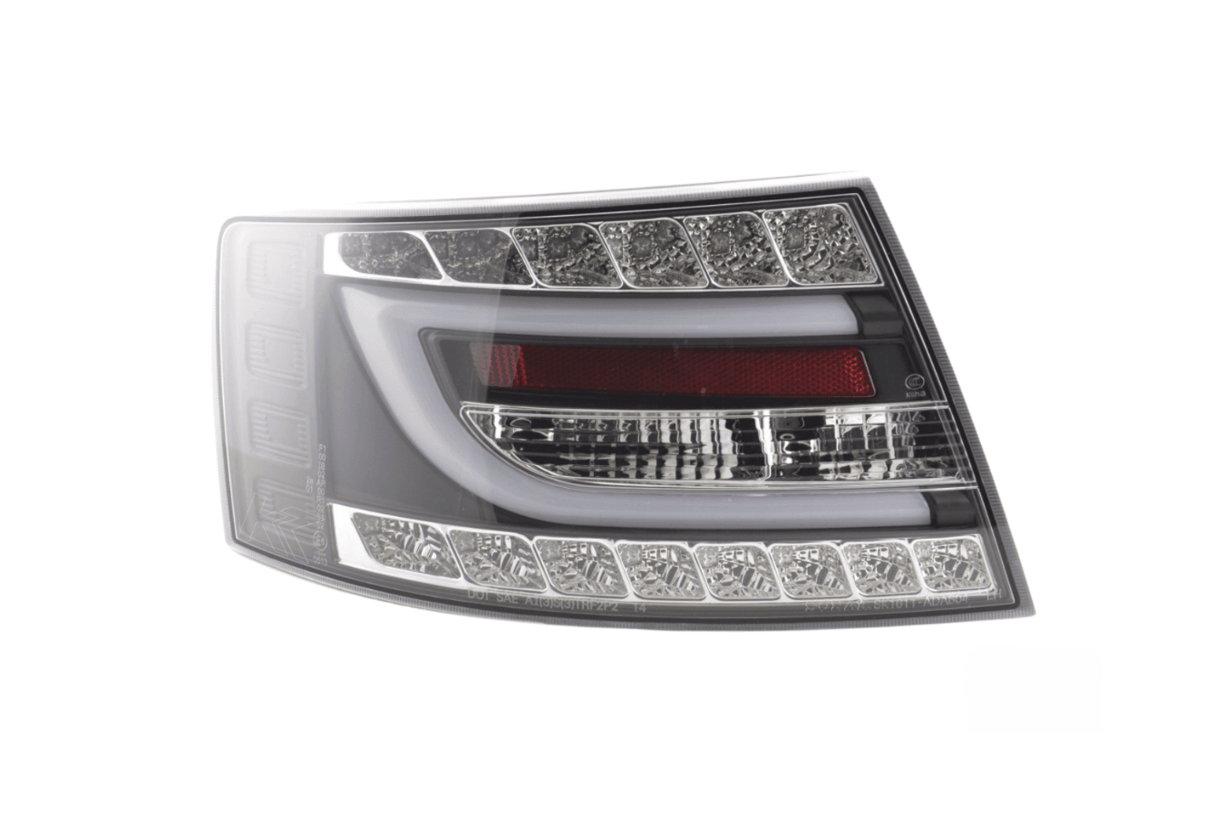 Audi A6 (C6/4F) Sedan Black LED Taillights Set (2004-2008)