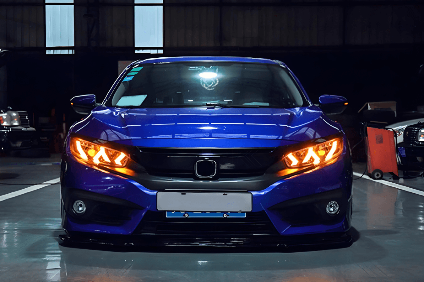 Honda Civic X Lambo Style LED Headlights (2017 - 2020)
