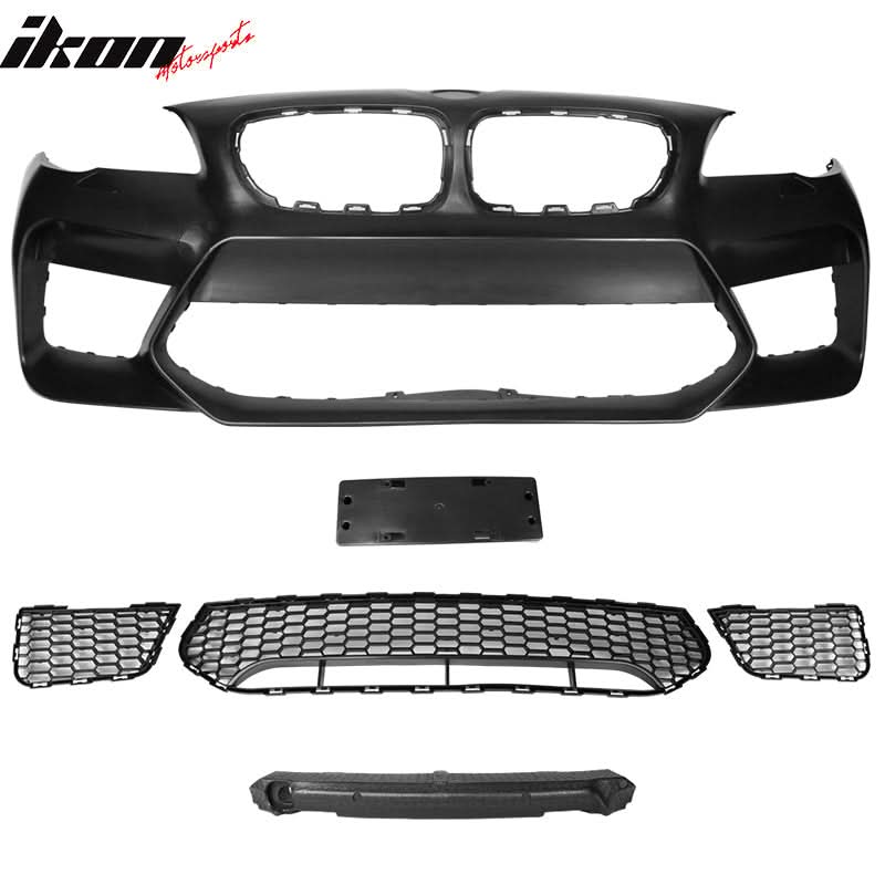 2011-2016 BMW 5 Series F10 Sedan M5 Style Unpainted Front Bumper PP