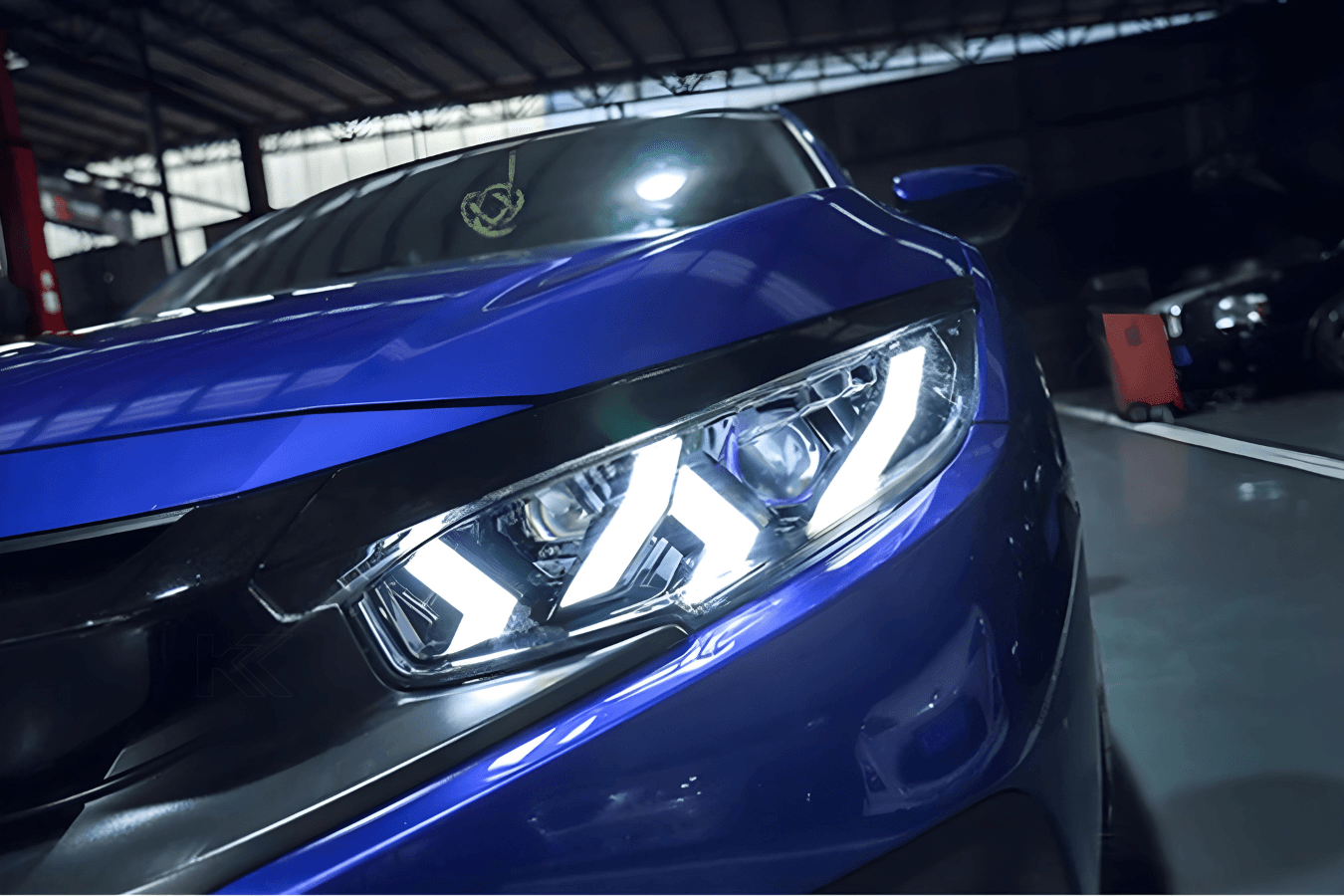 Honda Civic X Lambo Style LED Headlights (2017 - 2020)